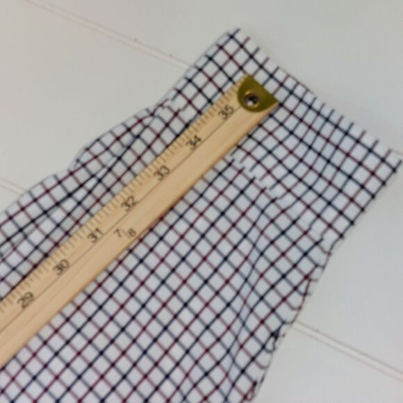 Ralph Lauren Performance Shirt Men's 3XLT Windowpane Blue Maroon Nylon - Picture 10 of 11